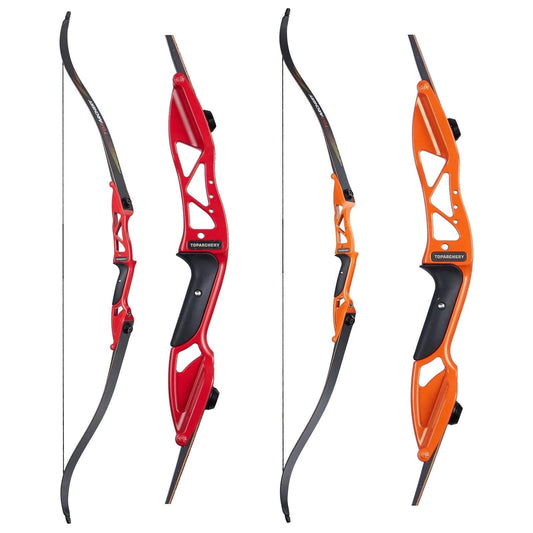 56" Archery Competition Recurve Bow Takedown Right Handed Aluminum Alloy Bow 18-50lbs
