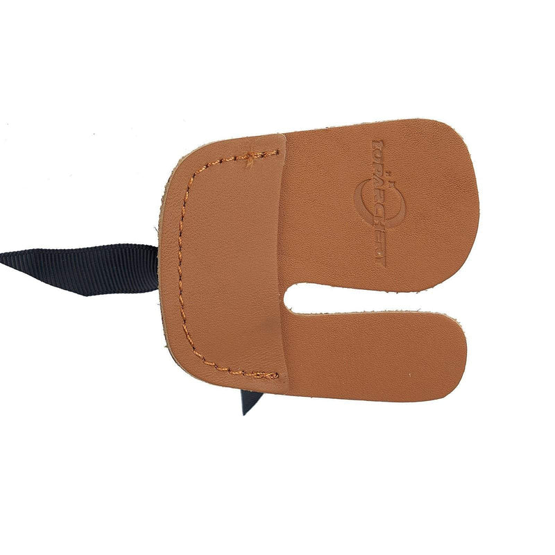 Archery Finger Protect Guard Leather Finger Tab Finger Protector Shooting Practice Gear