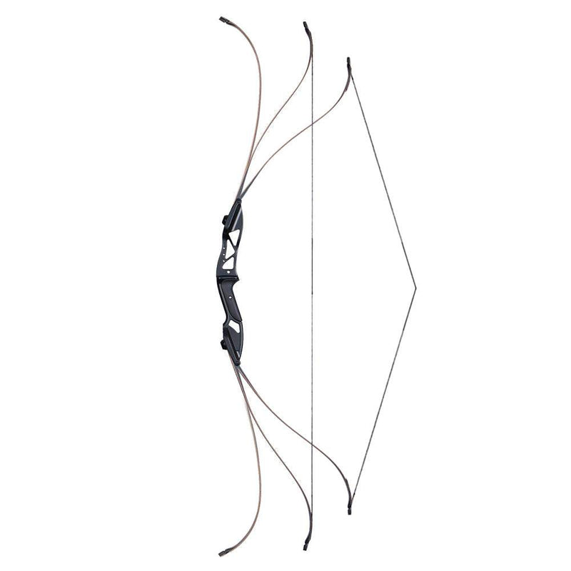 56" Archery Takedown Recurve Laminated Bow RH Aluminum Riser Hunting Bow 30-50lbs