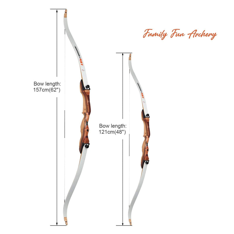 TopArchery 48“/62" Competition Recurve Bow Special Limbs 1038lbs