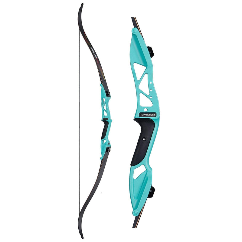 56" Archery Takedown Recurve Bow and Arrow Set Right Hand Green Competition Bow for Beginner 18-50lbs