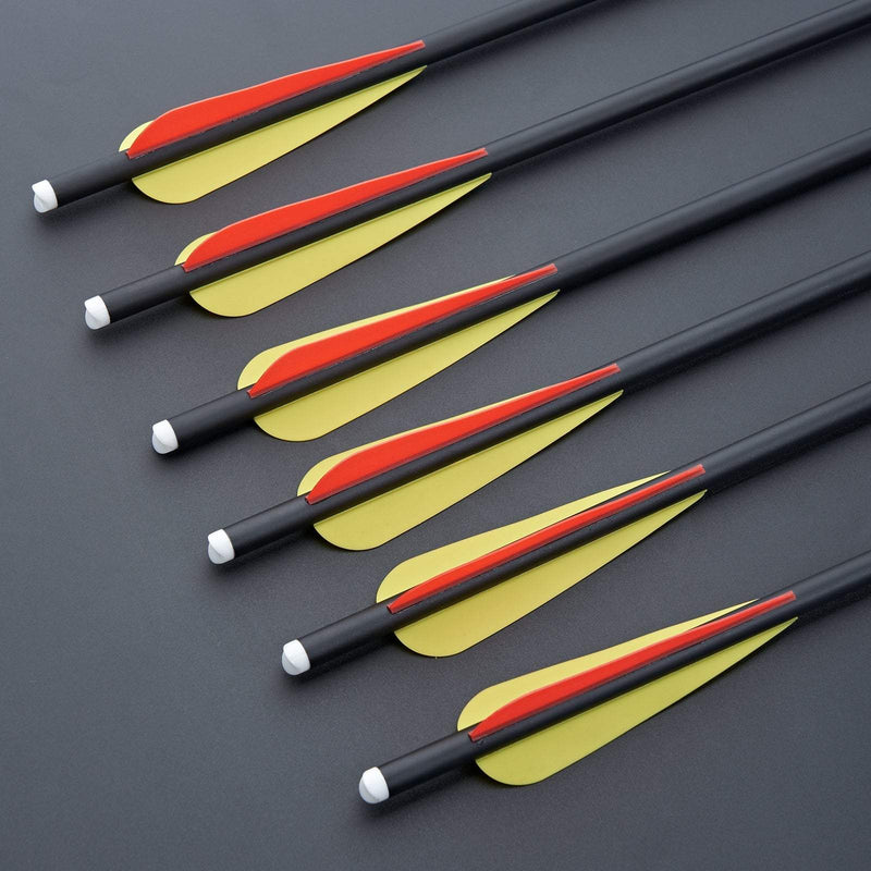 16 Inch Carbon Crossbow Bolts Archery Arrows 12pcs For Crossbow Hunting Shooting Outdoor Sports