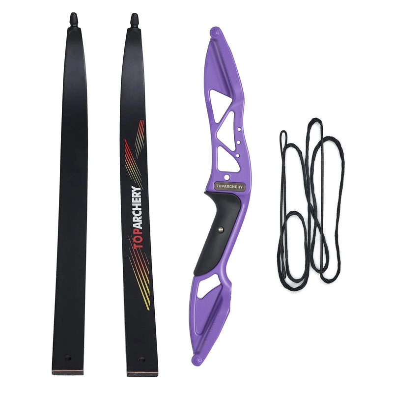 Archery 56" Beginner Competition Recurve Bow and Arrow Set RH Youth Target Shooting Practice Bow 18-50lbs