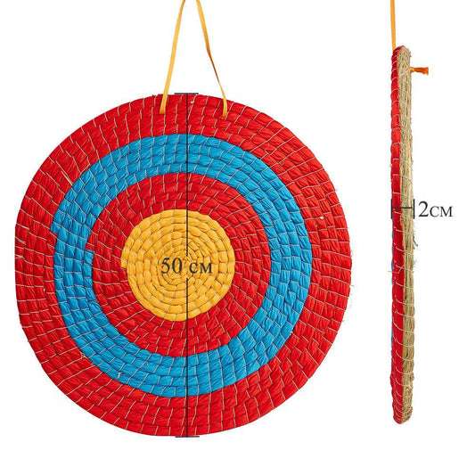 20" Archery Round Straw Grass Target 1 Layer Bow and Arrow Shooting Target