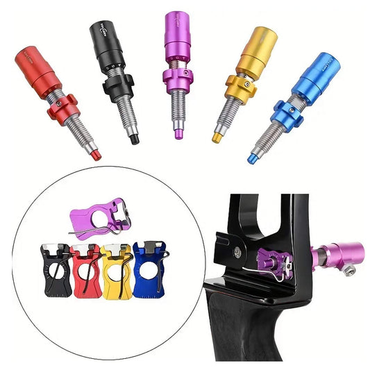 Archery Recurve Bow Arrow Rest and Arrow Plunger Set Left/Right Hand Competition Accessories