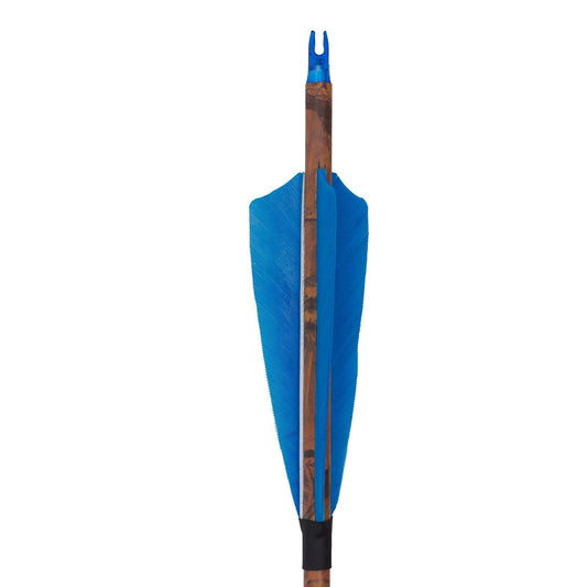 6Pcs Archery 30" Feather Fletched Carbon Arrows Spine 400 for Recurve Compound Bow