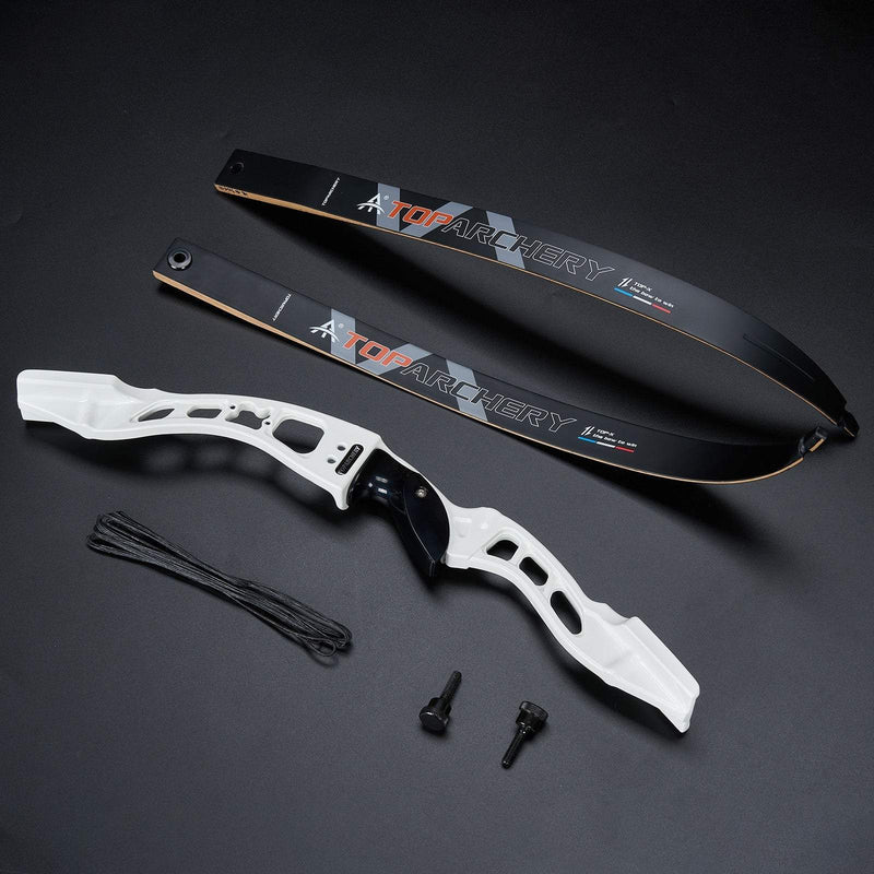 Archery 62" Beginners Competition Recurve Bow RH with Bow Sight Set 20-40lbs