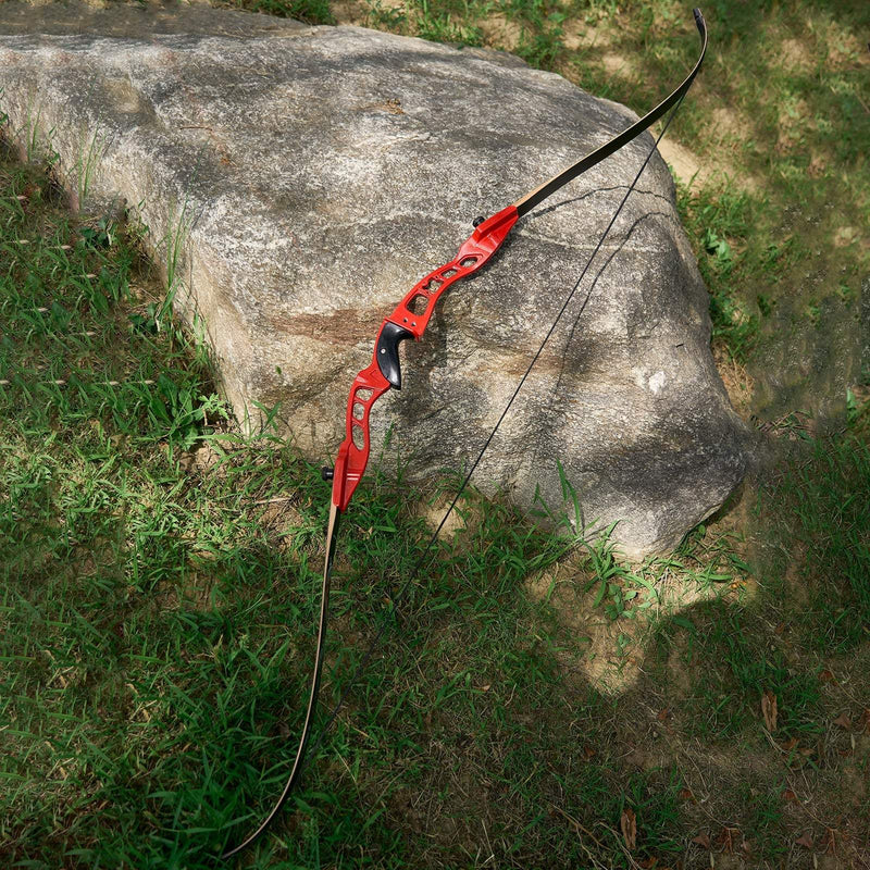 66 Inch Competition Recurve Bow RH for Archery Gym Training Target Shooting 20-40lbs