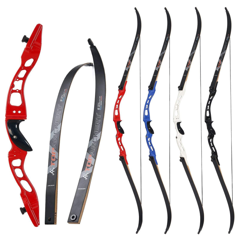 66 Inch Competition Recurve Bow RH for Archery Gym Training Target Shooting 20-40lbs