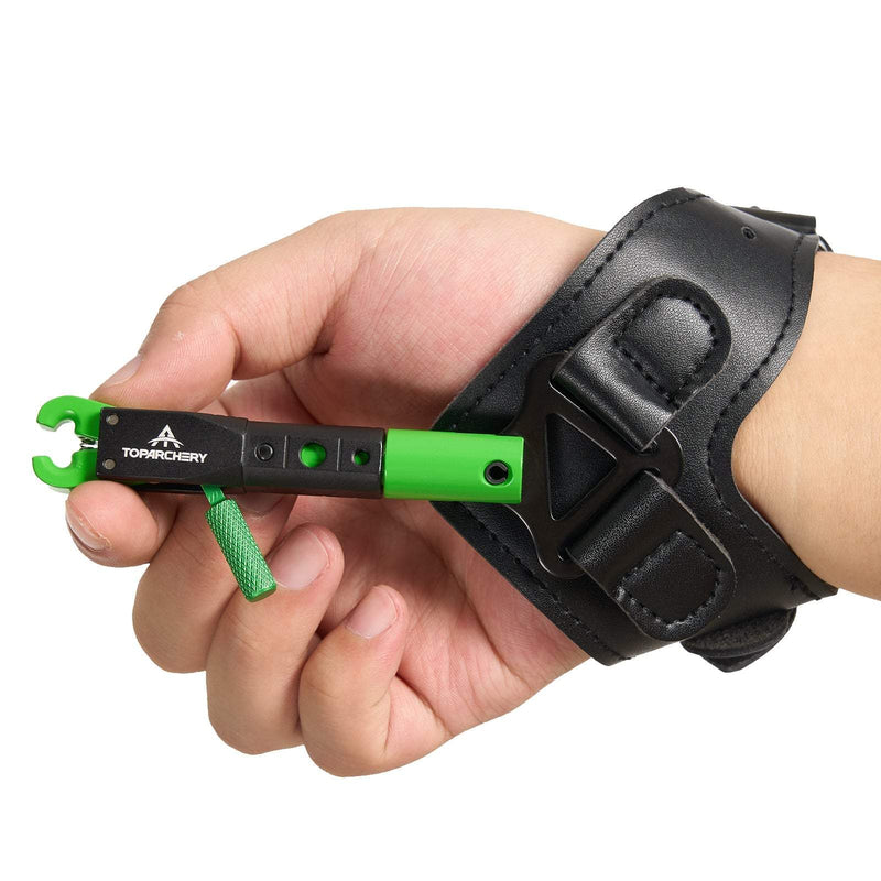 Archery Thumb Release Aid Compound Bow Wrist Strap Arrow Trigger