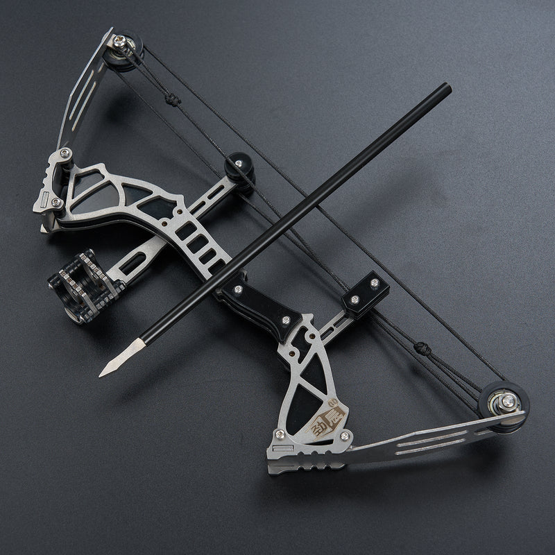 Archery 9.5 inch Mini Compound Bow Set RH for Sports Entertainment Fun