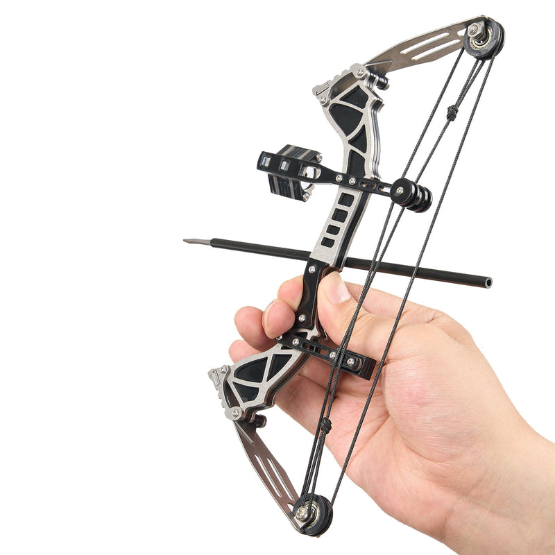 Archery 9.5 inch Mini Compound Bow Set RH for Sports Entertainment Fun