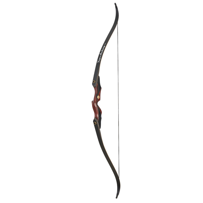 Archery 60" Hunting Recurve Bow Takedown Wood Laminated Bow LH 25-50lbs