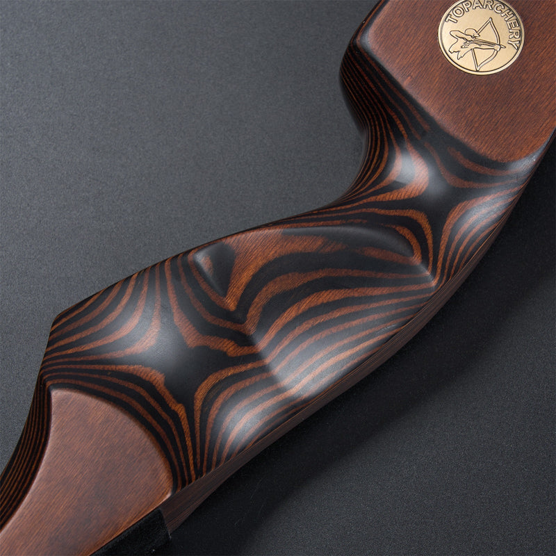 Archery 60" Hunting Bow Takedown Recurve Wood Laminated Bow RH 30-60lbs