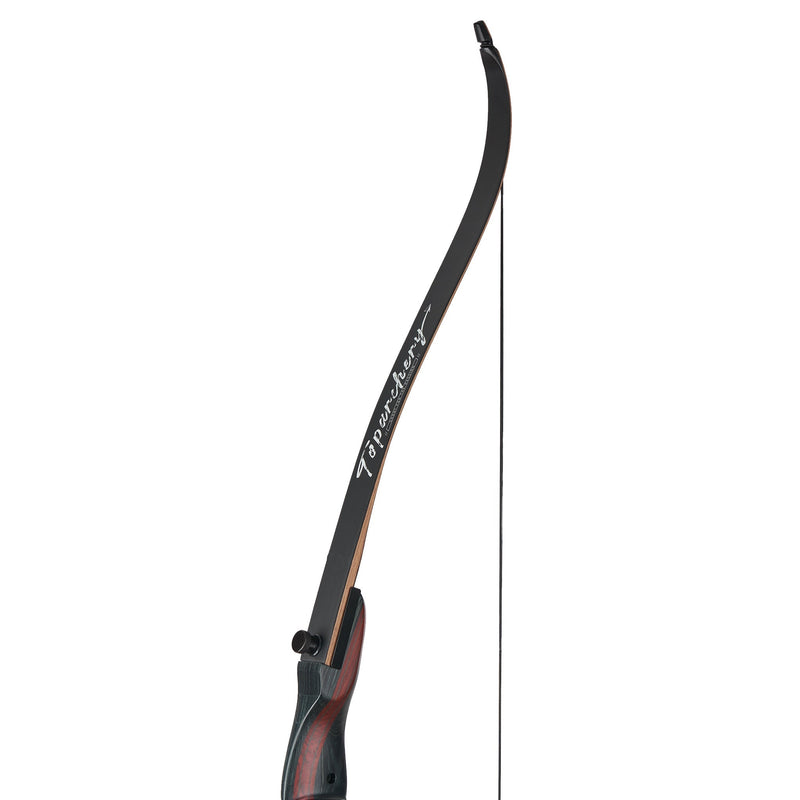 Archery 62" Takedown Recurve Bow RH Wood Laminated Bow for Target Practice Shooting 20-50 LBS