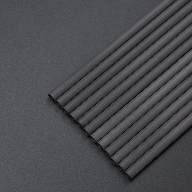 12pcs Archery 33" Pure Carbon Arrow Shafts Straightness 0.003 Spine 300-600