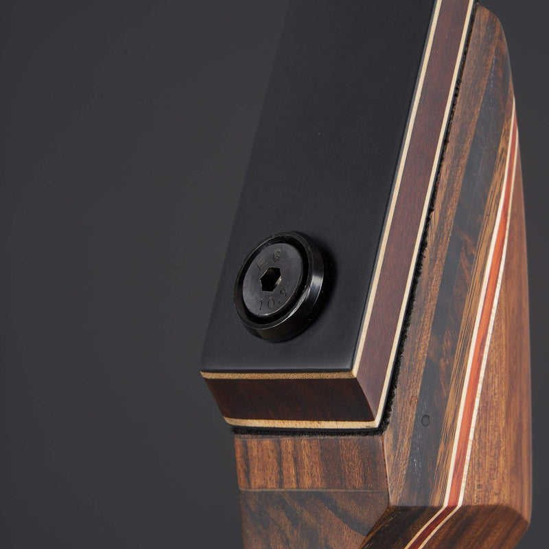 Archery 60" Hunting Bow Takedown Recurve Wood Laminated Bow RH 20-60lbs