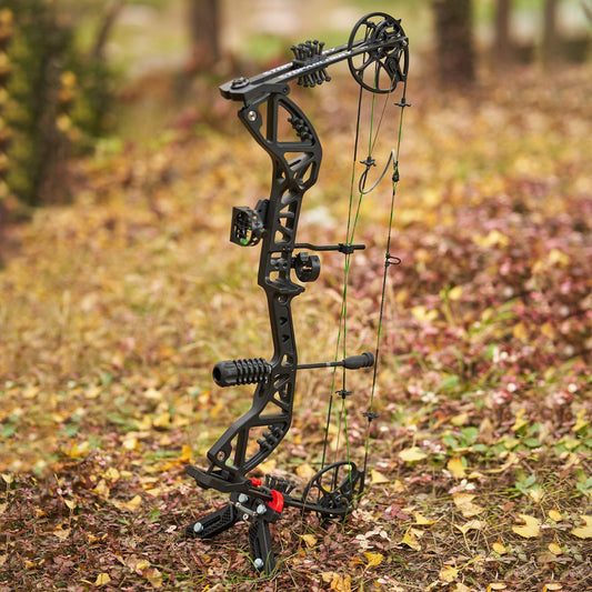 Adults Beginner Compound Bow Set RH Hunting Bow 30-70lbs