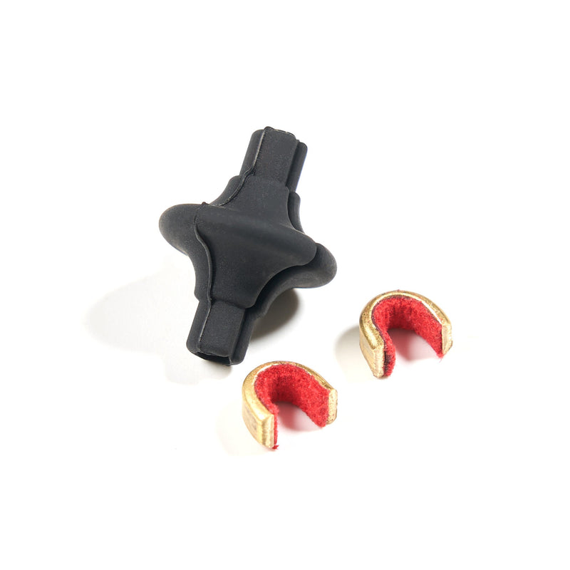 Archery Lip Beads Arrow Nocks Locating Kissing Button With 2pcs Copper Buckles Shooting Accessory