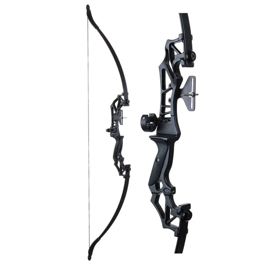 53" Takedown Recurve Bow Right Handed For Archery Club Beginner Practice Bow 20/30/40/55lbs