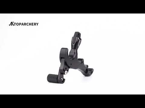 Compound Bow Archery Thumb Release Aid 4-Finger Adjustable 360 Degree Rotation Thumb Trigger