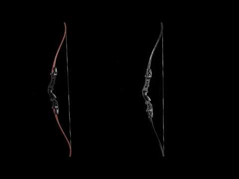 Archery 62" ILF Recurve Bow 25-60lbs Right Hand Hunting Bow Aluminum Alloy Riser