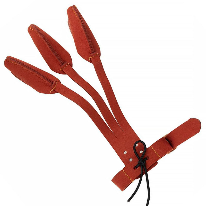 Archery Protective Gloves 3-Finger Guard for Recurve Compound Hunting Shooting Brown