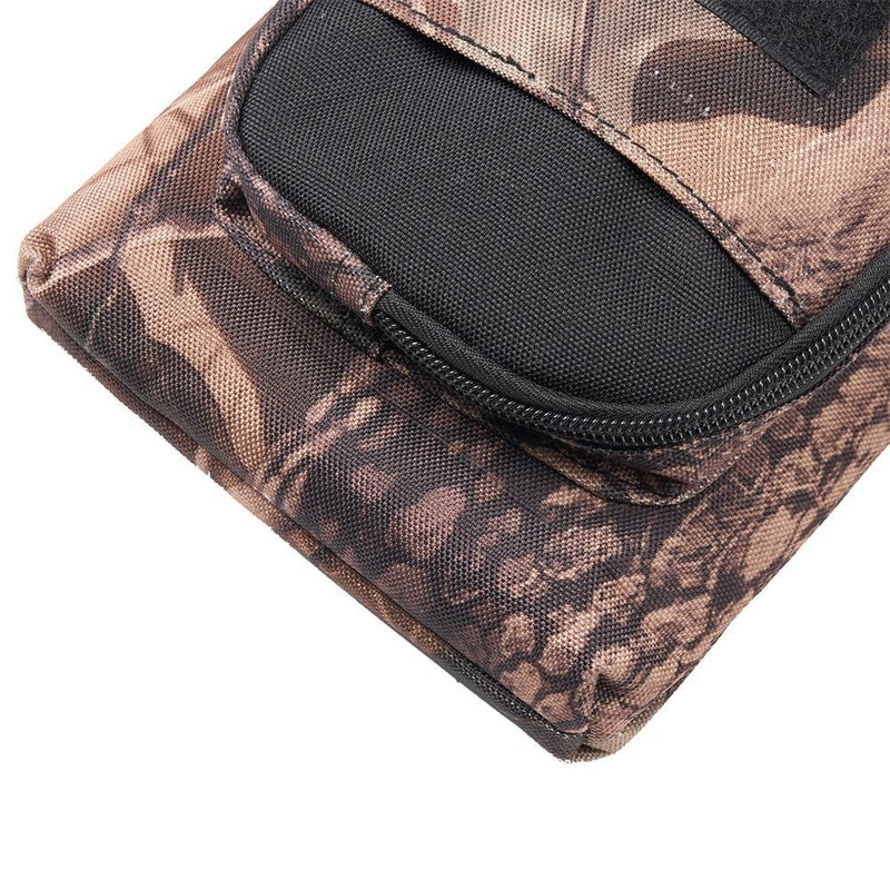 4-Tube Mini Archery Arrow Quiver Camouflage Back Waist Arrow Bag with Belt