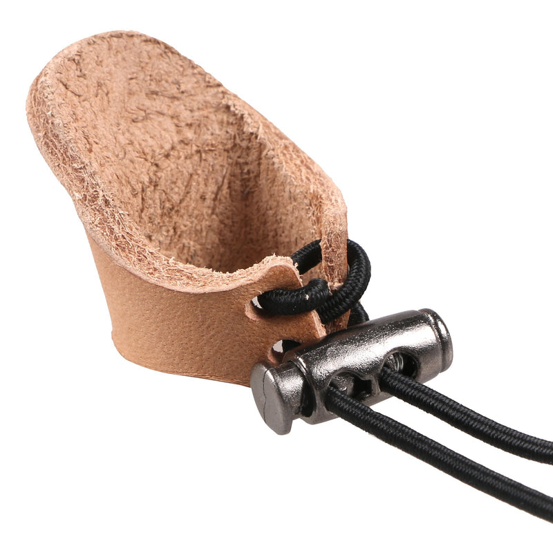 Archery Protective Thumb Finger Guard Ring Tab Leather Thumb Protector