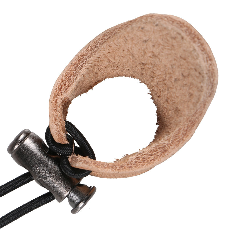 Archery Protective Thumb Finger Guard Ring Tab Leather Thumb Protector