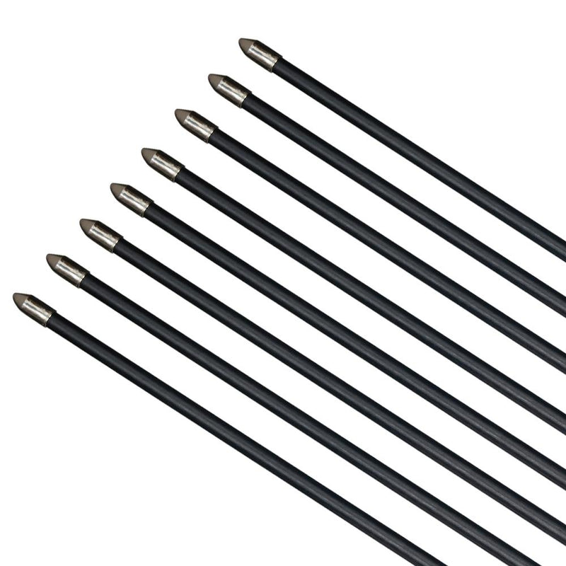 12pcs Archery 28" Kids Fiberglass Arrows Spine 700 for Beginners Targeting Practise