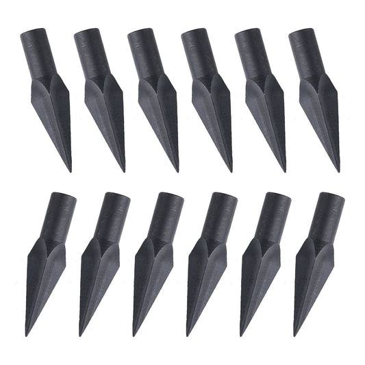 12Pcs Arrowheads Points 178Grain Archery Hunting Broadhead Tips for Wood/Bamboo Arrows