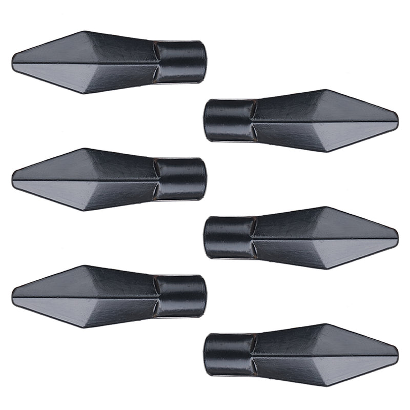 12Pcs Rubber Soft Arrowheads Archery Replacement Broadhead Safety Arrow Tips Point