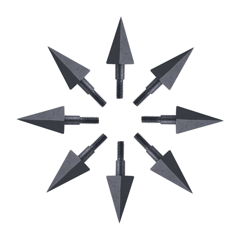 12Pcs 115Grain Black Screw-in Broadheads Archery Arrow Heads Arrow Tips