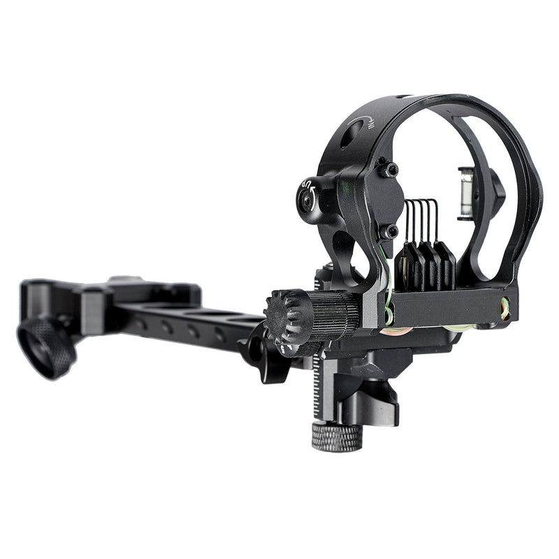 Archery 5-Pin Fiber Optics Bow Sight Compound Bow Sight Long Rod