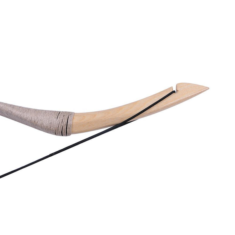 Archery Traditional Recurve Bow One-Piece Powerful Hunting Bow Target Practice Bow 30-70lbs