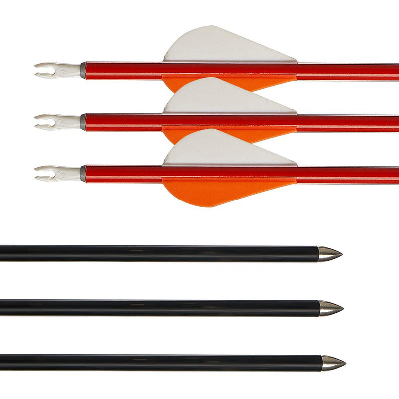 12pcs 30" Archery Fletched Carbon Arrows ID 5.2mm Hunting Shooting Practice Arrows Spine 700