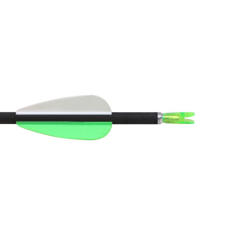 6Pcs Archery 32" Pure Carbon Arrows ID 4.2mm Spine 600 with Fixed Field Point