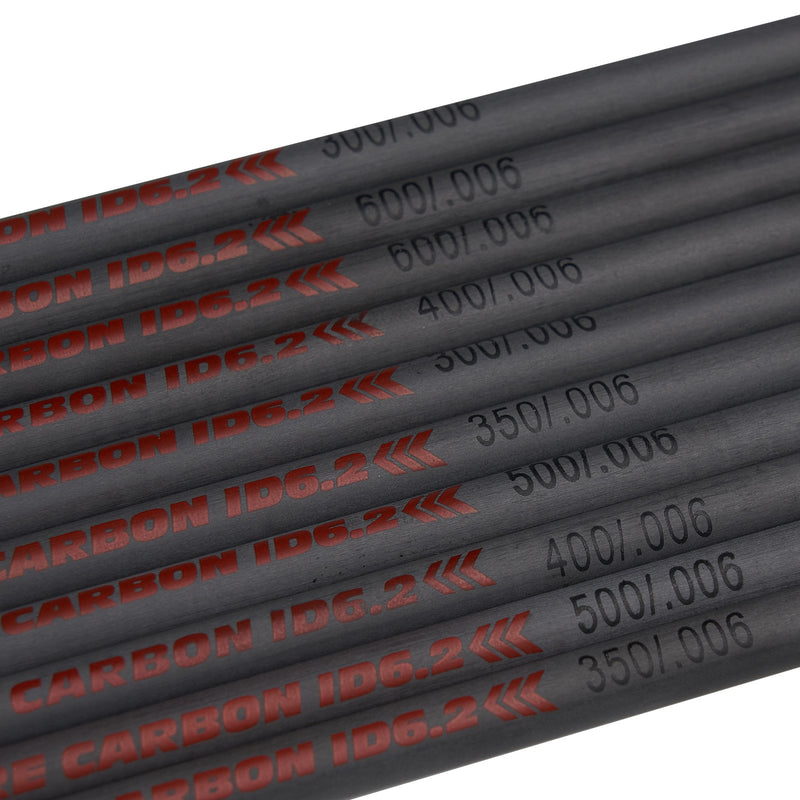 12 Pack 31" Pure Carbon Arrow Shafts Straightness 0.006 Spine 300-600 For Archery DIY Arrow