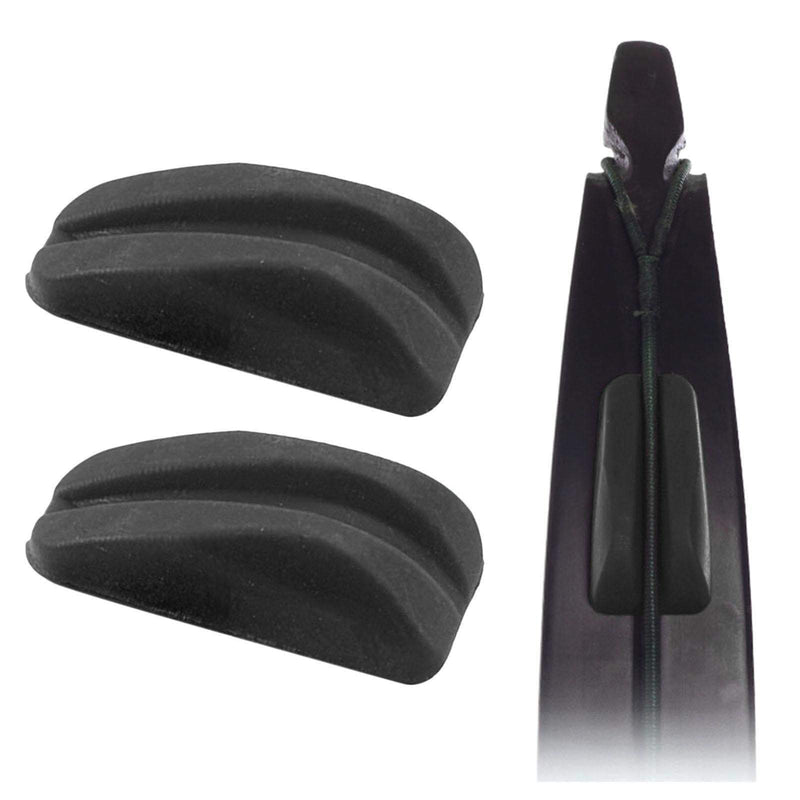 Archery Bowstring Silencer Rubber Shock Absorber Limb Dampener for Recurve Bows One Pair