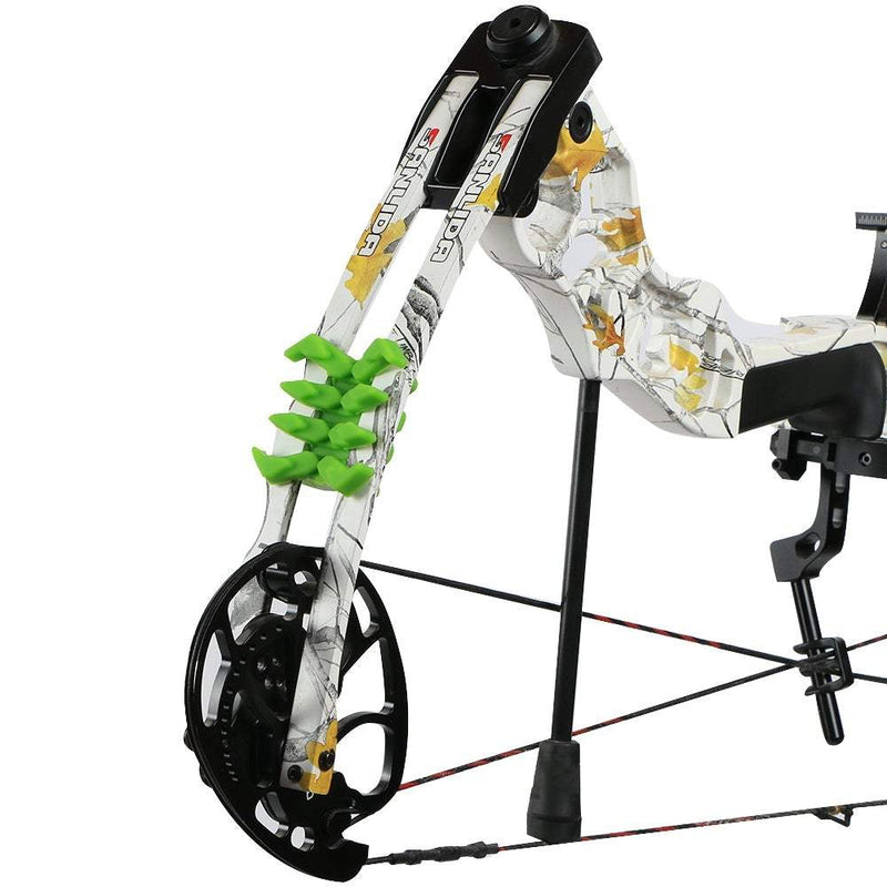 2Pcs Compound Bow Rubber Bow Limb Saver Damping Vibration Shock-Absorbing Stabilizer