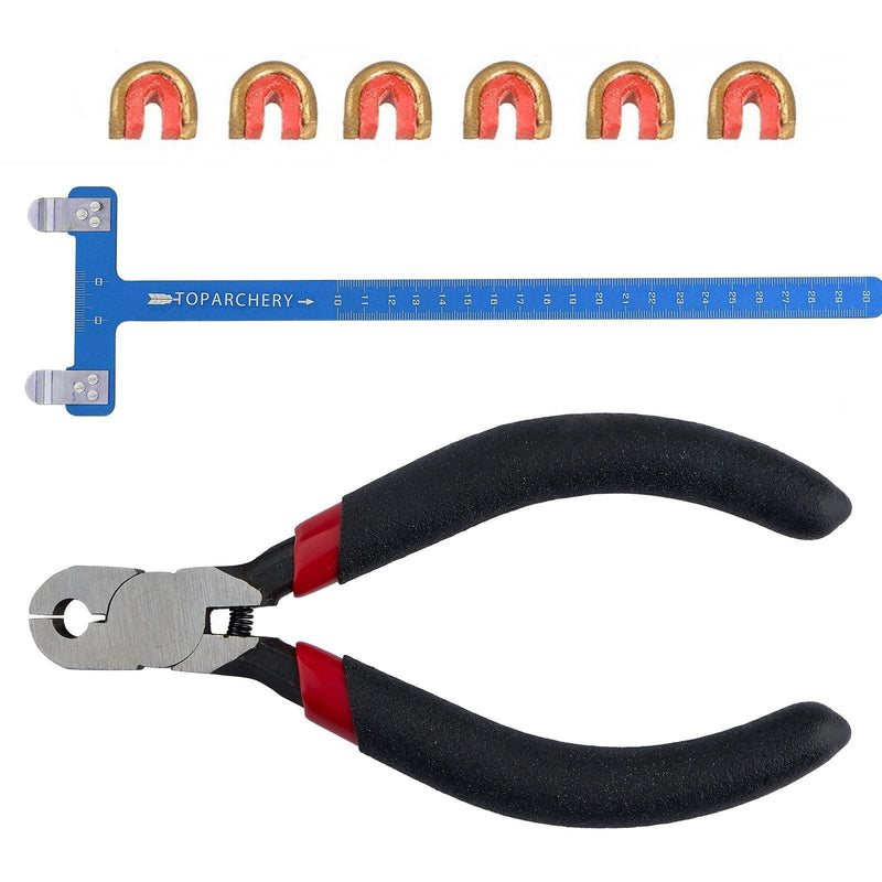 Archery Nocking Points D Loop Nock Pliers String Nocking Point Bow Square T Ruler Kit
