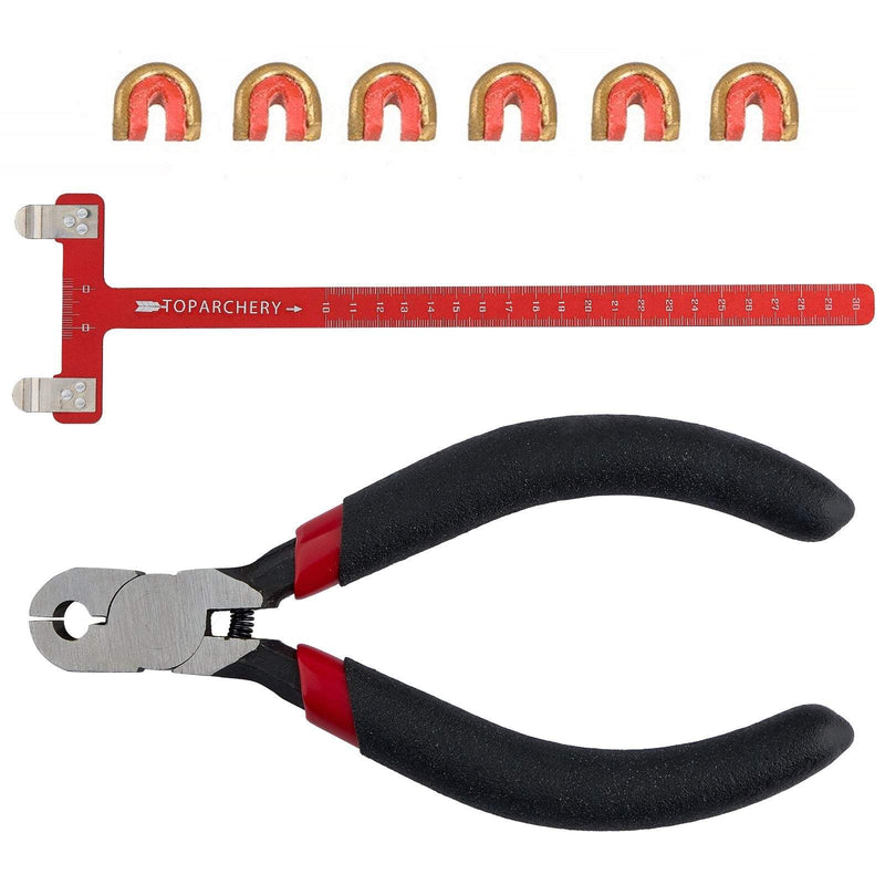 Archery Nocking Points D Loop Nock Pliers String Nocking Point Bow Square T Ruler Kit