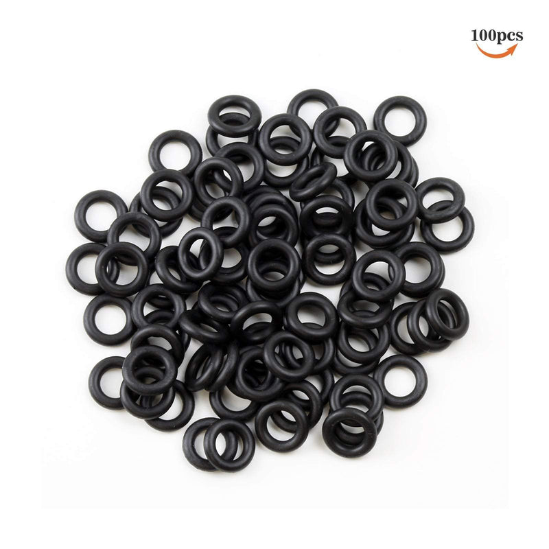 100Pcs Archery Rubber O-Rings Broadhead Replacement Rubber Bands for 6.25" Crossbow Arrows