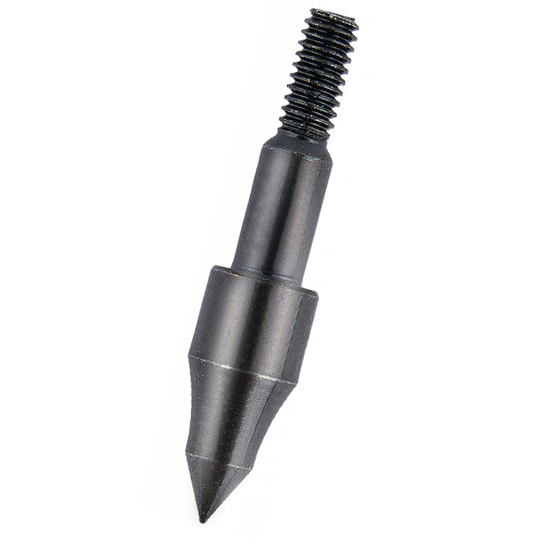 12Pcs Archery Arrowheads Carbon Steel 100Grain Screw-In Field Points