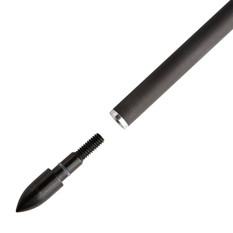 12 Pack Archery Replaceable Arrowheads for Pure Carbon Crossbow Bolts 7.5" Spine 350 Archery Crossbow Arrows