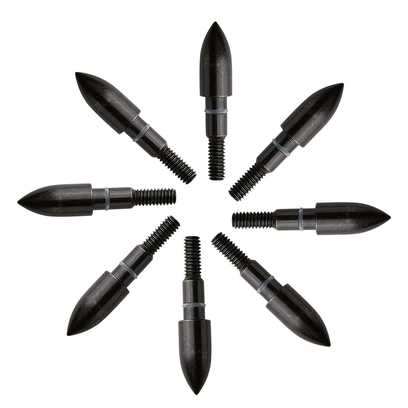 12 Pack Archery Replaceable Arrowheads for Pure Carbon Crossbow Bolts 7.5" Spine 350 Archery Crossbow Arrows