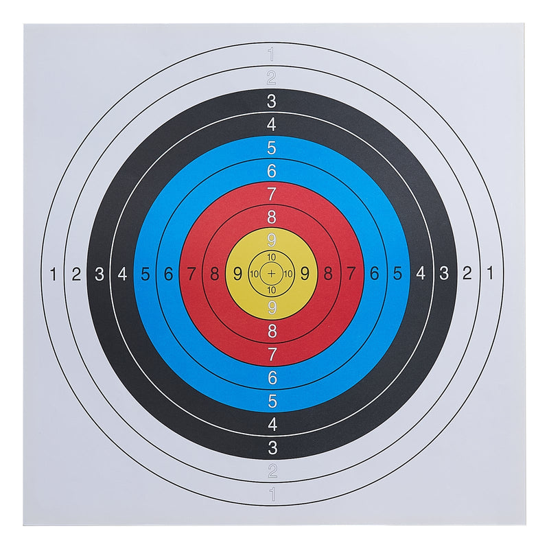 12Pcs Archery Target Paper Face 43x43cm Practice Training Paper for Recurve Bow Longbow