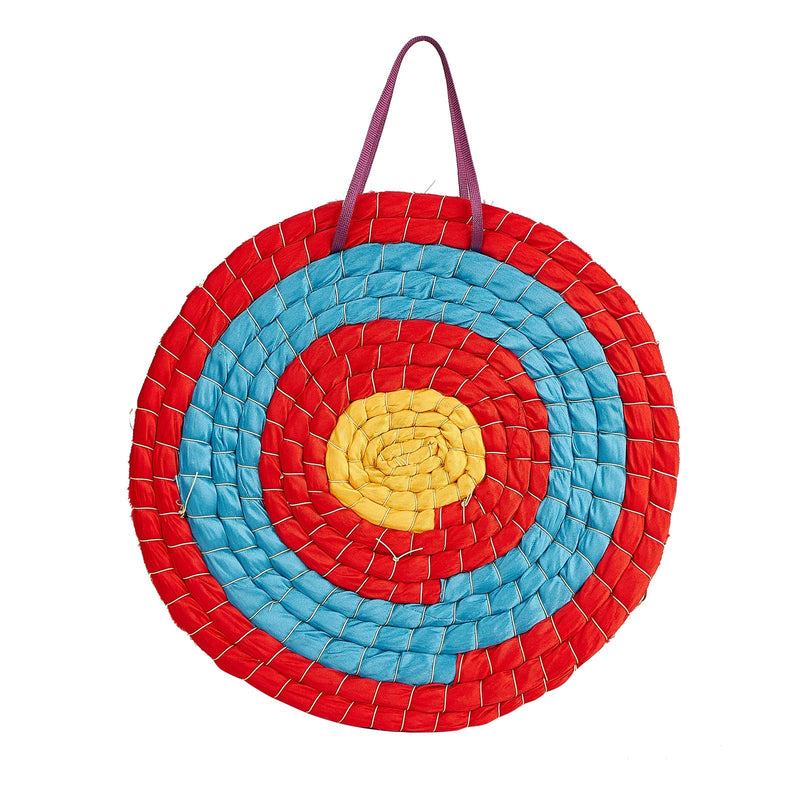 Archery Target 11.8" Diameter Single Layer Traditional Solid Straw Target Handmade Arrows Target for Outdoor Shooting Practice