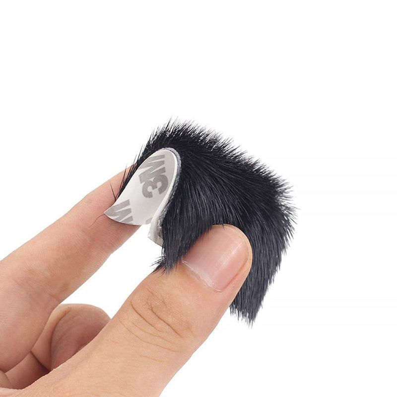 2Pcs Archery Arrow Rest Sealskin Self-adhesive Smooth Fur Arrow Rest for Recurve Bow